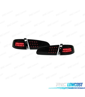 FEUX ARRIÈRE SEAT IBIZA 6L 02-06 LED FOND NOIR