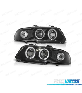 PHARES AUDI A4 B5 94-99 ANGEL EYES FOND NOIR
