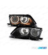 PHARES BMW E46 4P 01-05 ANGEL EYES FOND NOIR ELECTRIQUE