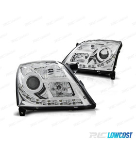 PHARES OPEL VECTRA C 02-05 FEUX DE JOUR CHROME