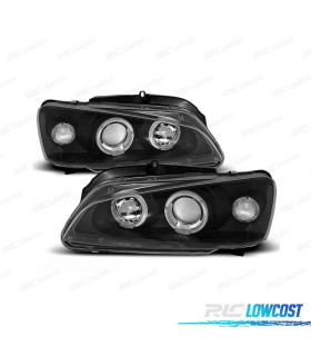 PHARES PEUGEOT 106 96-05 ANGEL EYES FOND NOIR