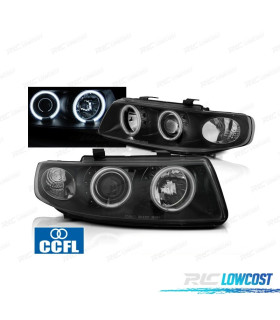 PHARES SEAT LEON TOLEDO 1M 99-05 ANGEL EYES CCFL FOND NOIR