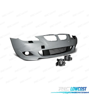 PARE-CHOCS FRONTAL BMW E60 61 07-10 LOOK M PDC + ANTIBROUILLARD