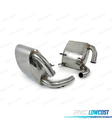 COLLES ÉCHAPPEMENT PORSCHE 911 996 C2 C4 C4S ACIER INOXYDABLE