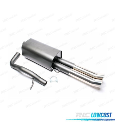 POT D'ÉCHAPPEMENT POUR AUDI A4 B5 LIMOUSINE AVANT 94-01 X2 DTM