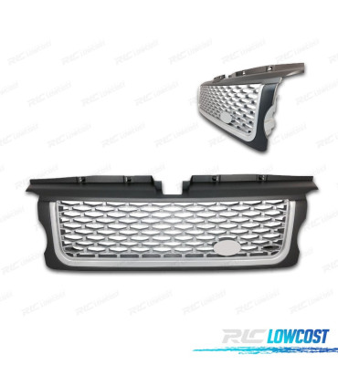 CALANDRE RANGE ROVER SPORT 05-09 LOOK AUTOBIOGRAPHY SILVER EDITION