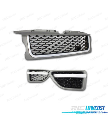 CALANDRES + LATÉRALES RANGE ROVER SPORT 05-09 LOOK PLATINIUM BLACK EDITION