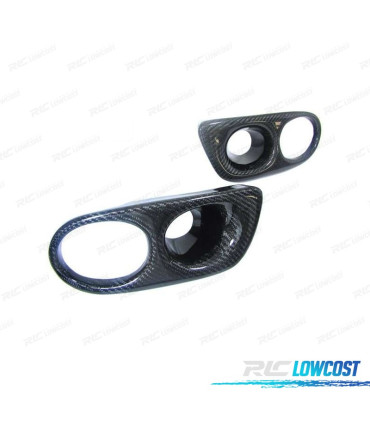 SUPPORT ANTI-BROUILLARD PARE-CHOCS M3 BMW E46 98-06 LOOK CARBONE