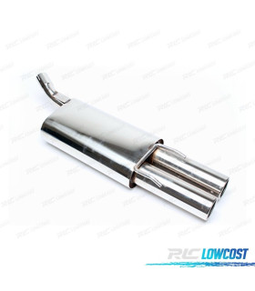 POT D'ÉCHAPPEMENT POUR OPEL CORSA 1993-2000 INOX x2