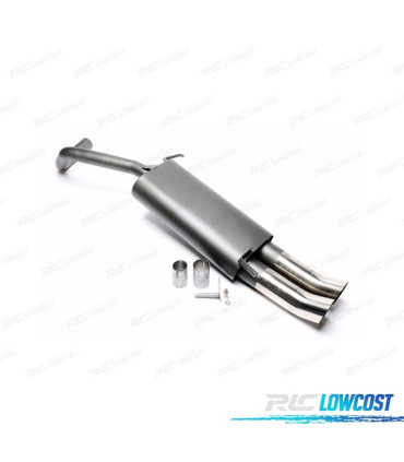 POT D'ÉCHAPPEMENT POUR VOLKSWAGEN VW POLO 12 1999- x2 DTM