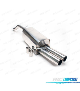 POT D'ÉCHAPPEMENT POUR VOLKSWAGEN VW GOLF IV 09 1996- ACIER INOXYDABLE x2
