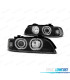 PHARES BMW E39 95-00 ANGEL EYES LED FOND NOIR