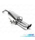 POT D'ÉCHAPPEMENT POUR VOLKSWAGEN VW NEW BEETLE 09 1996- INOX DTM x2