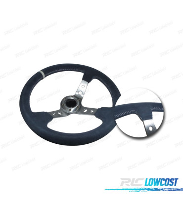 VOLANT TYPE OMP INVERSÉ VIOLET CUIR