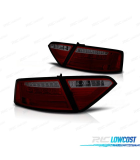 FEUX ARRIÈRE AUDI A5 07-11 LIGHT BAR ROUGE FUMÉ