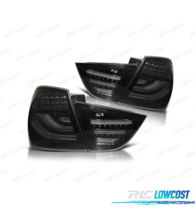 FEUX ARRIÈRE BMW E90 LCI 08-12 LIGHT BAR FOND NOIR FUMÉ