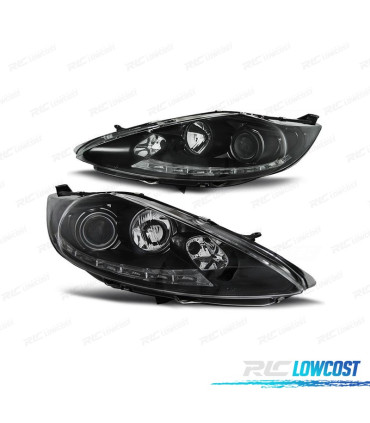 PHARES FORD FIESTA 08-12 DIURNES FOND NOIR