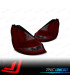 FEUX ARRIÈRE FORD FIESTA MK7 08-12 LIGHT BAR ROUGE FUMÉ