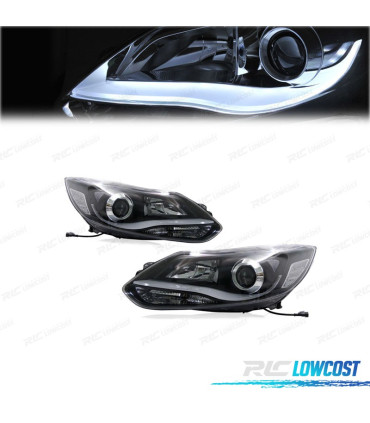 PHARES FORD FOCUS 11-14 TFL FOND NOIR