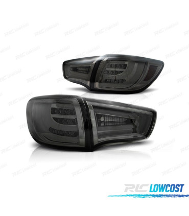 FEUX ARRIÈRE KIA SPORTAGE 09-14 LIGHT BAR FOND NOIR FUMÉ