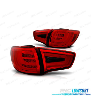 FEUX ARRIÈRE KIA SPORTAGE 09-14 LIGHT BAR ROUGE FUMÉ