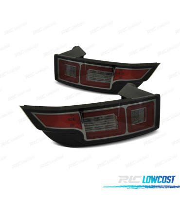 FEUX ARRIÈRE RANGE ROVER EVOQUE LIGHT BAR FOND CHROMÉ FUMÉ