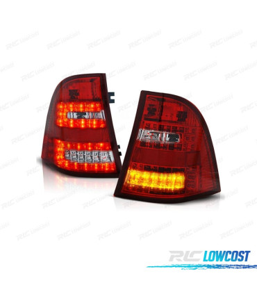 FEUX ARRIÈRE POUR MERCEDES ML W163 98-05 LED ROUGE