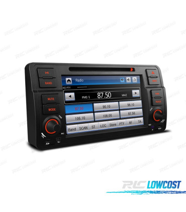 AUTORADIO 2DIN 7" POUR BMW SÉRIE 3 E46 98-06 USB GPS TACTIL HD