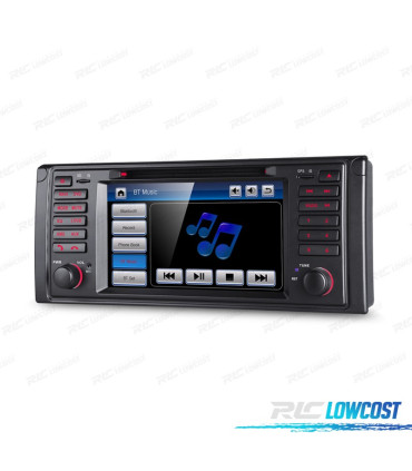 AUTORADIO 2DIN 7" BMW SÉRIE 5 E39 95-03 USB GPS TACTIL HD