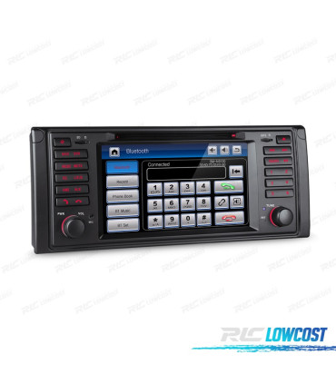 AUTORADIO 2DIN 7" BMW SÉRIE 5 E39 95-03 USB GPS TACTIL HD