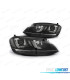 PHARES POUR VOLKSWAGEN VW GOLF 7 12-17 LOOK GTI DAYLIGHT FOND NOIR