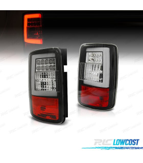 FEUX ARRIÈRE VOLKSWAGEN VW CADDY 04-15 LED FOND CHROMÉ
