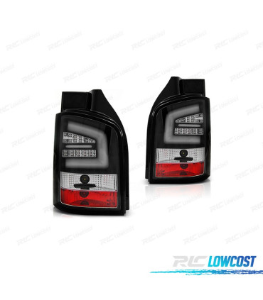 FEUX ARRIÈRE VOLKSWAGEN VW T5 1P 03-09 LIGHT BAR FOND NOIR