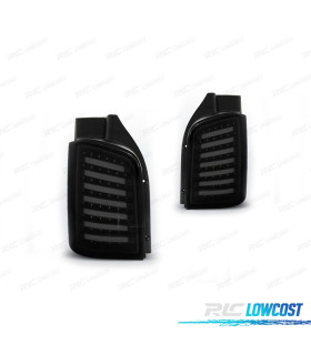 FEUX ARRIÈRE POUR VOLKSWAGEN VW T5 1P 03-09 LED FOND NOIR
