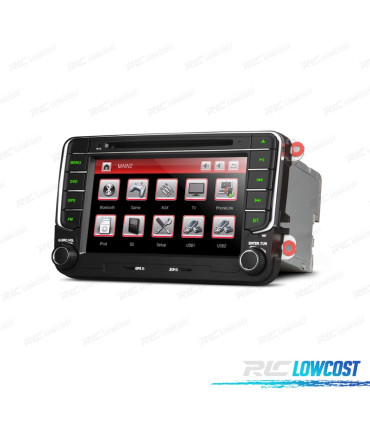 AUTORADIO 2DIN 7" POUR SKODA USB GPS TACTIL HD