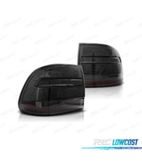FEUX ARRIÈRE PORSCHE CAYENNE 03-07 LED FOND CHROMÉ FUMÉ
