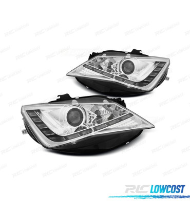 PHARES SEAT IBIZA 6J 12-15 DAYLIGHT LED CHROMÉ