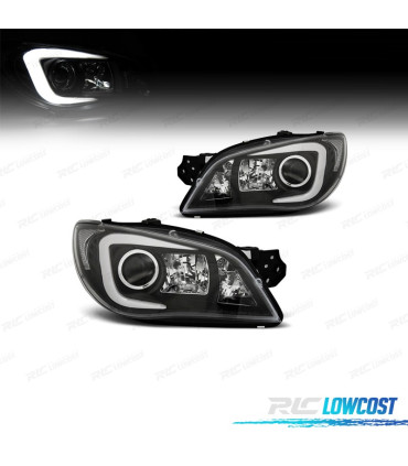 PHARES SUBARU IMPREZA 06-07 TUBE LIGHT FOND NOIR