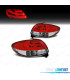 FEUX ARRIÈRE PEUGEOT 206 98-09 LIGHT BAR ROUGE CHROMÉ