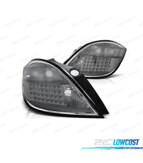 FEUX ARRIÈRE OPEL ASTRA H 04-09 LED FOND CHROMÉ FUMÉ