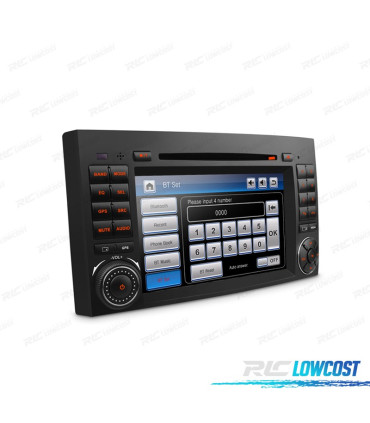 AUTORADIO TYPE OEM GPS 7" POUR MERCEDES USB GPS TACTIL HD
