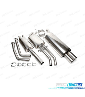 LIGNE D'ÉCHAPPEMENT INOX BMW E46 ESSENCE 98-06