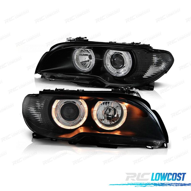 Phares Angel Eyes Anneaux LED pour BMW Série 3 E46