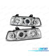 PHARES BMW E36 90-99 ANGEL EYES FOND CHROME