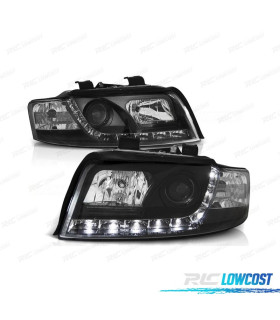 PHARES AUDI A4 B6 00-04 LED DAYLIGHT FOND NOIR