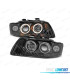 PHARES ANGEL EYES AUDI A4 B6 00-04 FOND NOIR