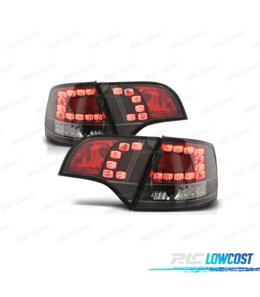 FEUX ARRIÈRE AUDI A4 B7 AVANT 05-08 LED FOND NOIR