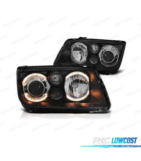 PHARES VOLKSWAGEN VW BORA 98-05 ANGEL EYES FOND NOIR H7 H7 H3