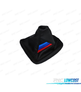 SOUFFLET DE VITESSES EN CUIR BMW LOOK M