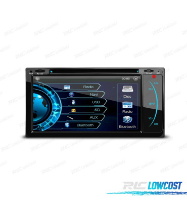 AUTORADIO 2DIN GPS 7" HD TACTILE POUR TOYOTA BLUETOOTH USB SD